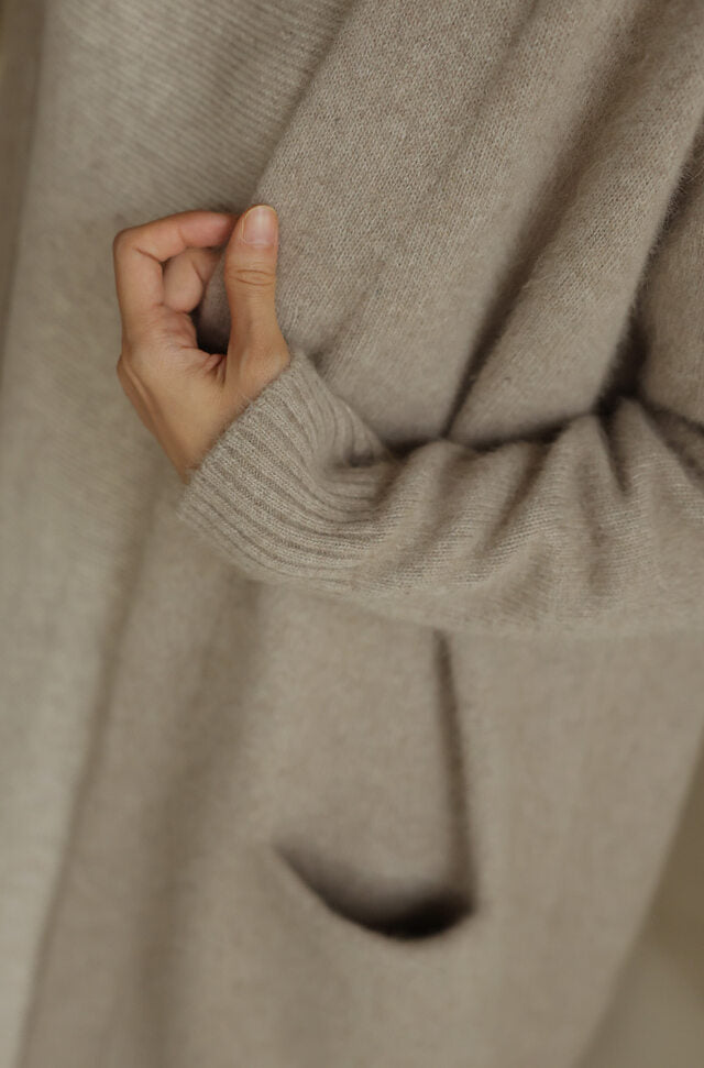 WOOL LONG CARDIGAN