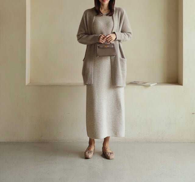 WOOL LONG CARDIGAN