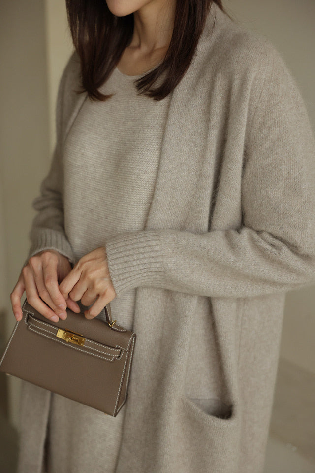 WOOL LONG CARDIGAN