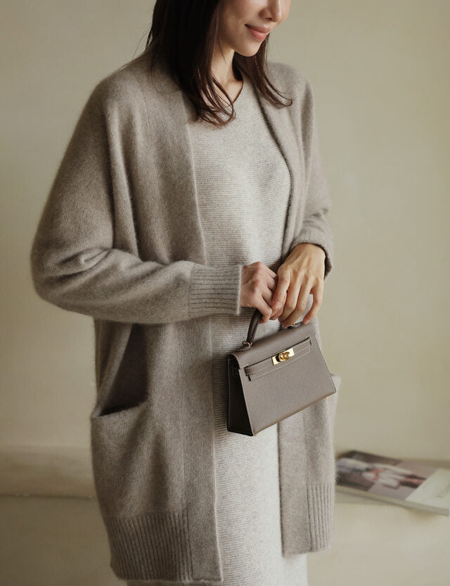 WOOL LONG CARDIGAN