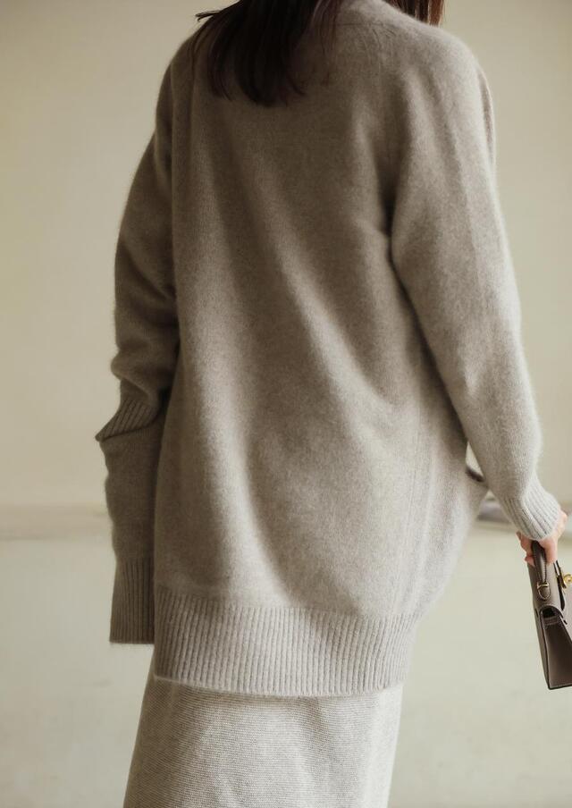 WOOL LONG CARDIGAN