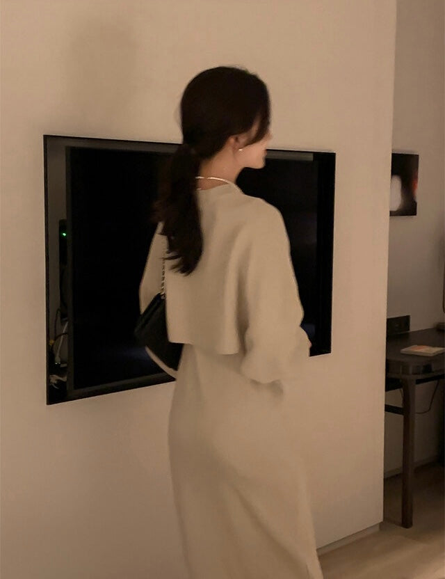 KNIT SET DRESS