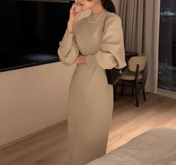 KNIT SET DRESS