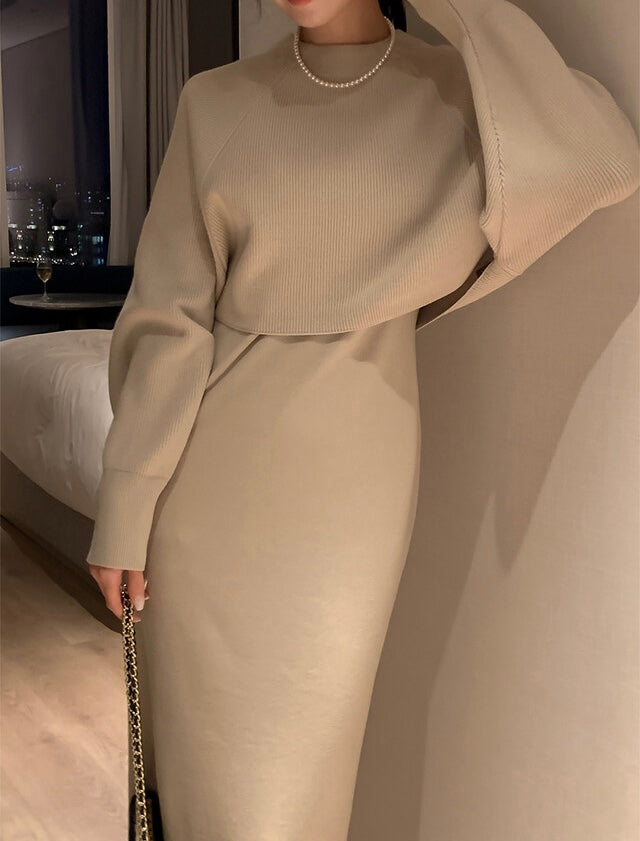 KNIT SET DRESS