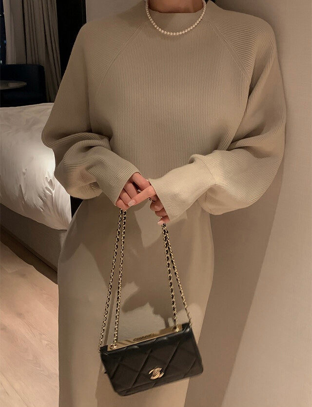 KNIT SET DRESS