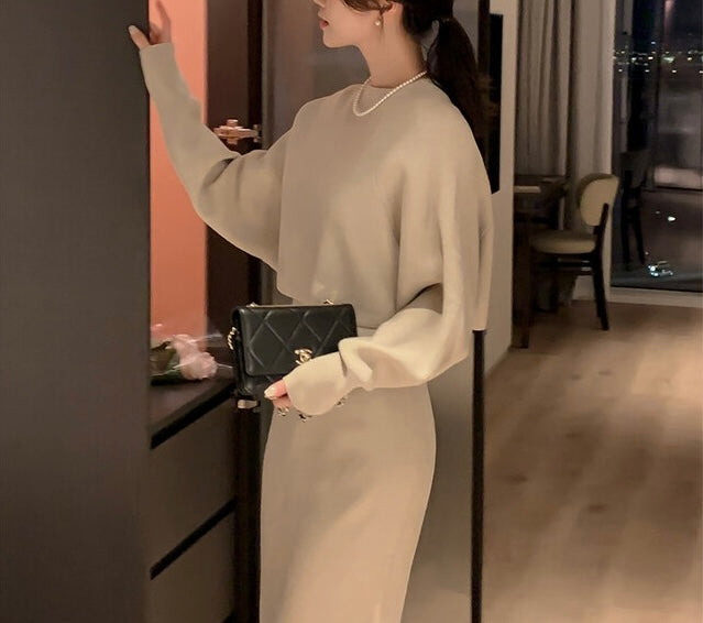 KNIT SET DRESS