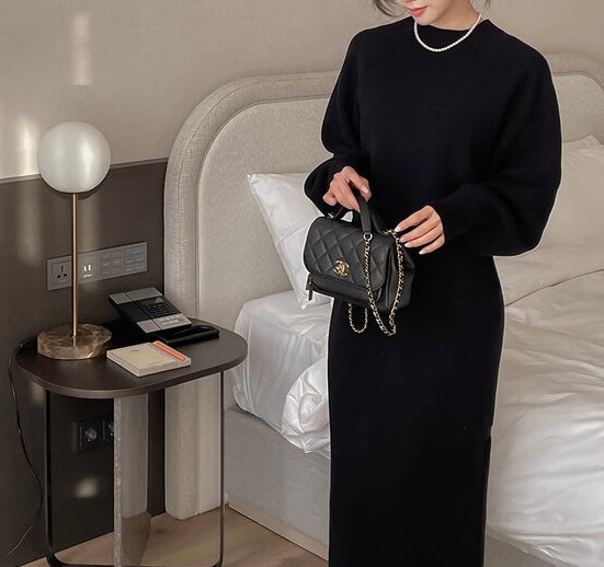 KNIT SET DRESS