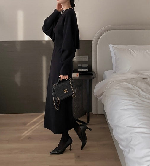 KNIT SET DRESS