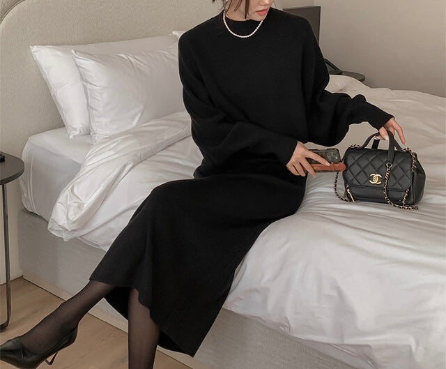 KNIT SET DRESS