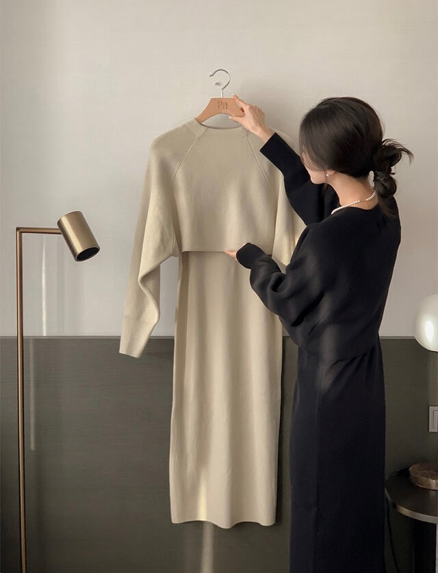 KNIT SET DRESS
