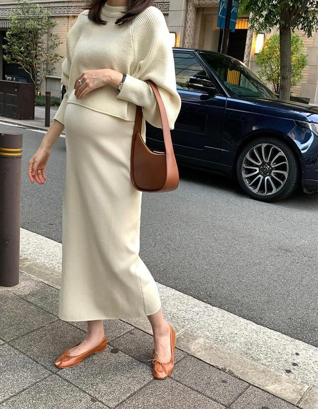 KNIT SET DRESS