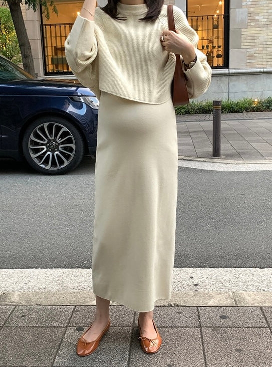 KNIT SET DRESS
