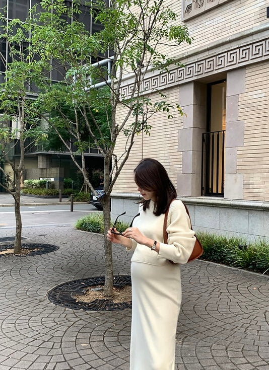 KNIT SET DRESS
