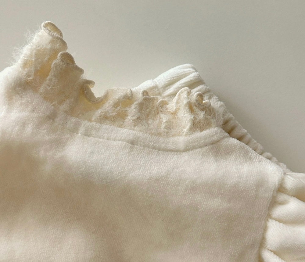 [Baby] Lace Puff-Sleeve Baby Set