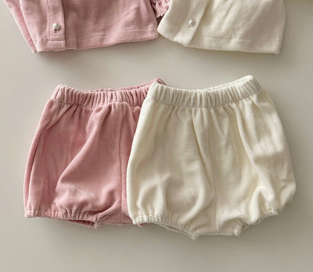 [Baby] Lace Puff-Sleeve Baby Set