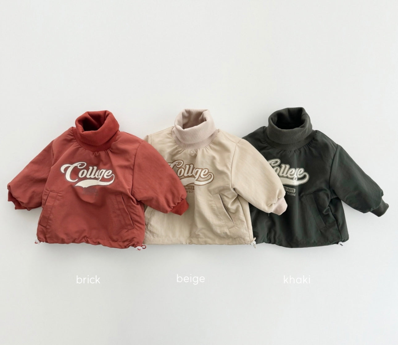 [KIDS] College Puff Sweatshirt