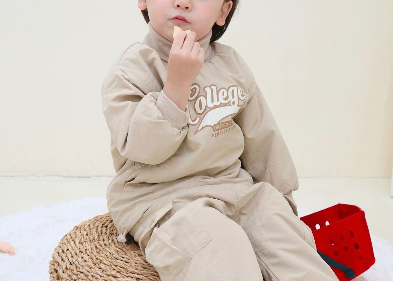 [KIDS] College Puff Sweatshirt