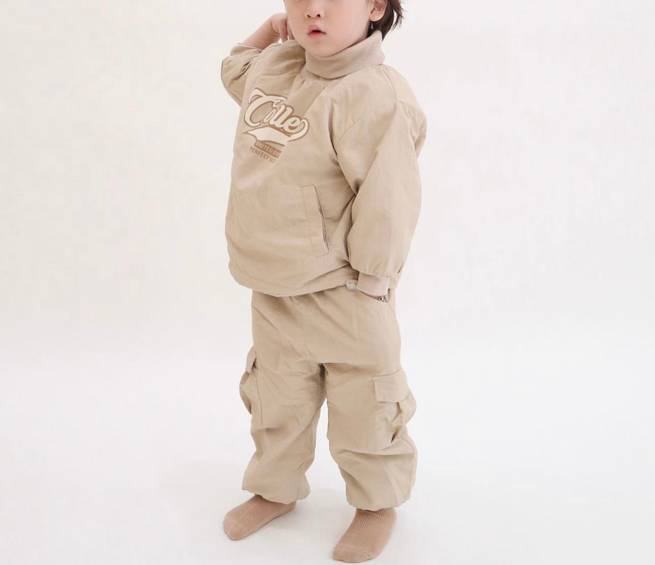 [KIDS] College Puff Sweatshirt