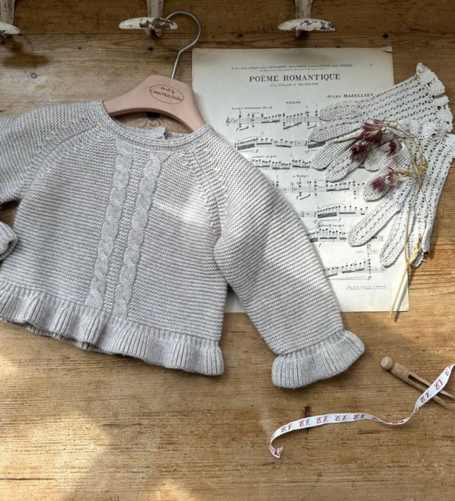 [Baby] Cable-knit Sweater