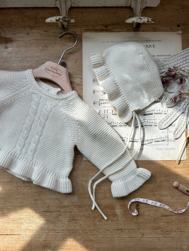 [Baby] Cable-knit Sweater