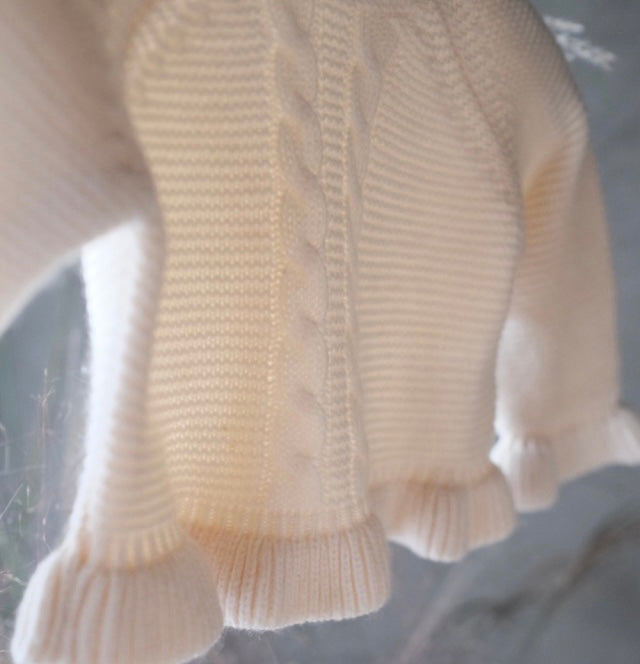 [Baby] Cable-knit Sweater