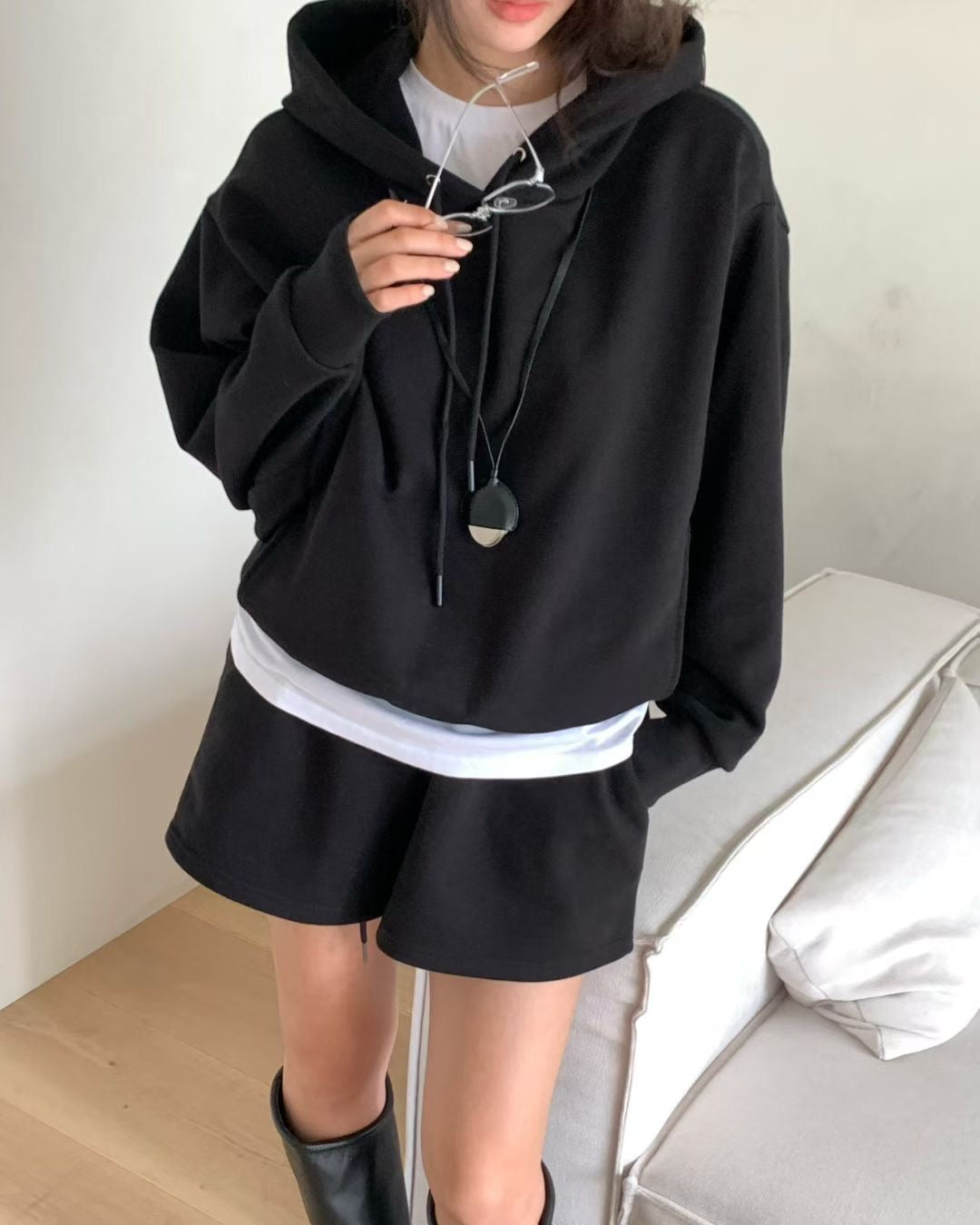 HOODIE + SHORT SET