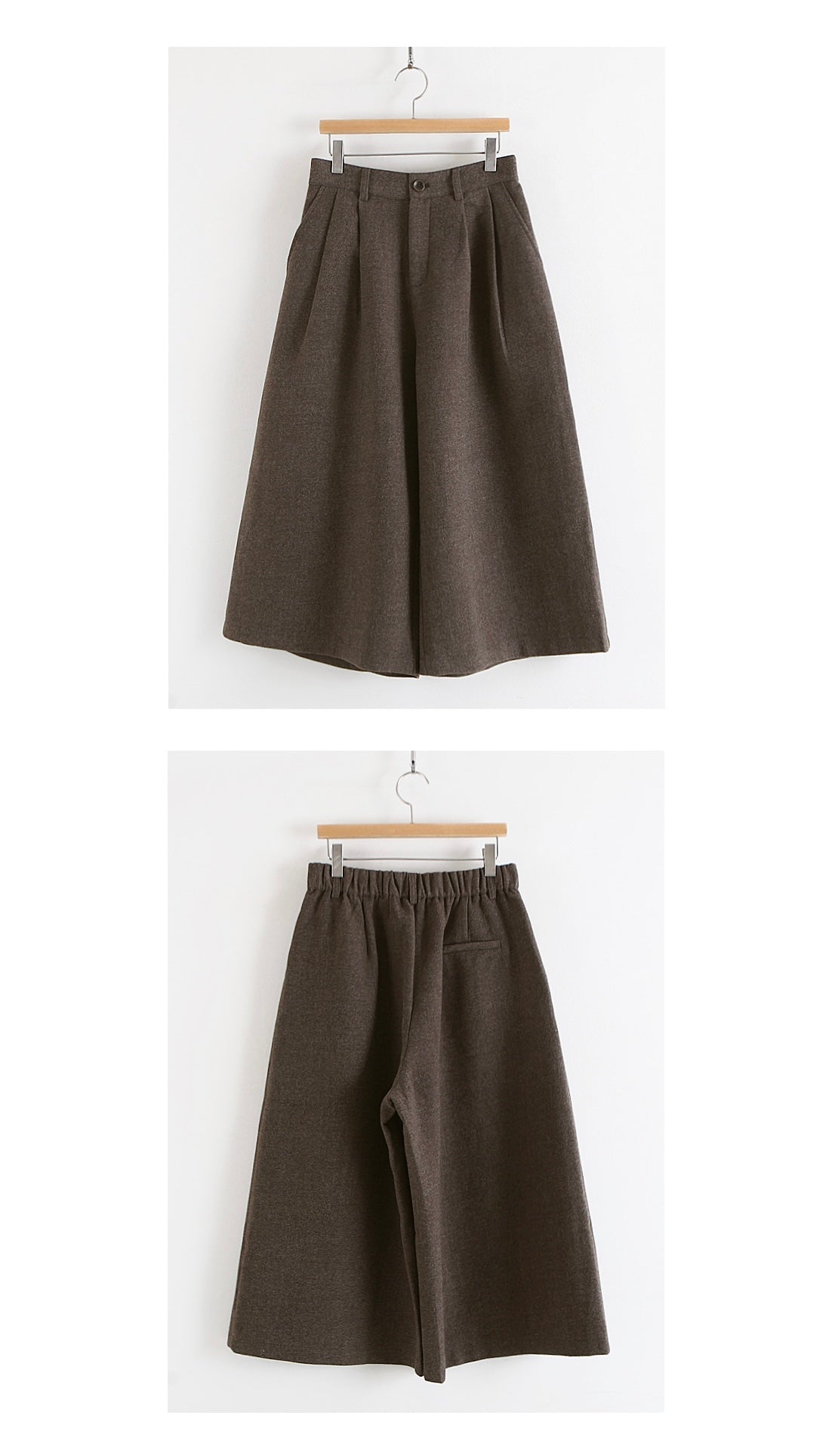 Wool Culotte Pants