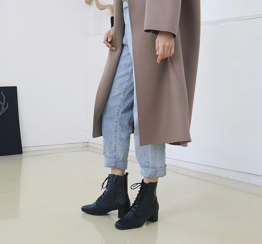 FUR-LINED COMBAT BOOT