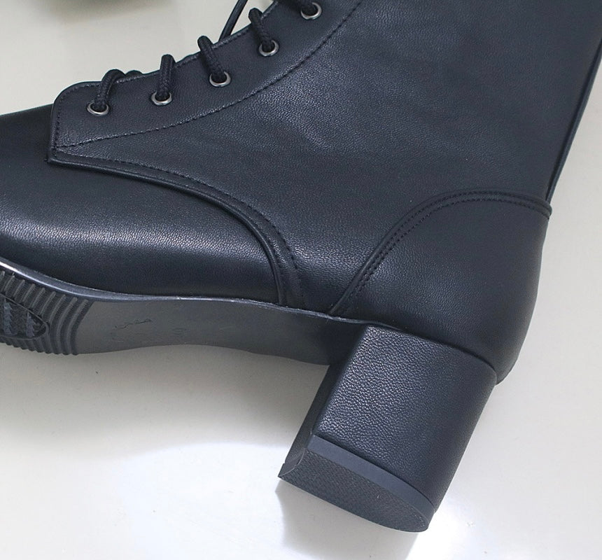 FUR-LINED COMBAT BOOT