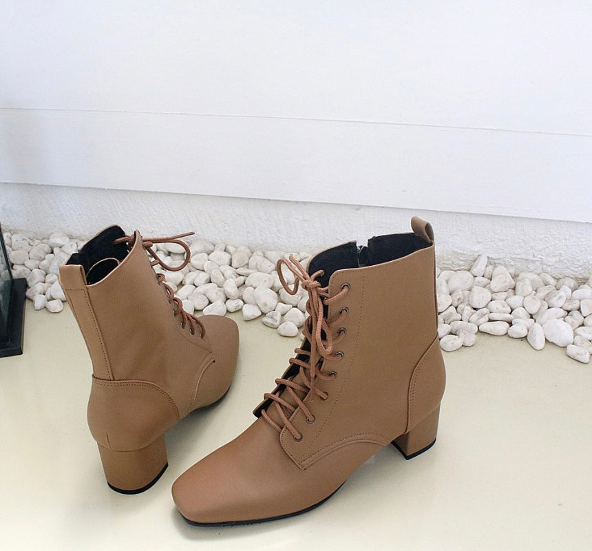 FUR-LINED COMBAT BOOT