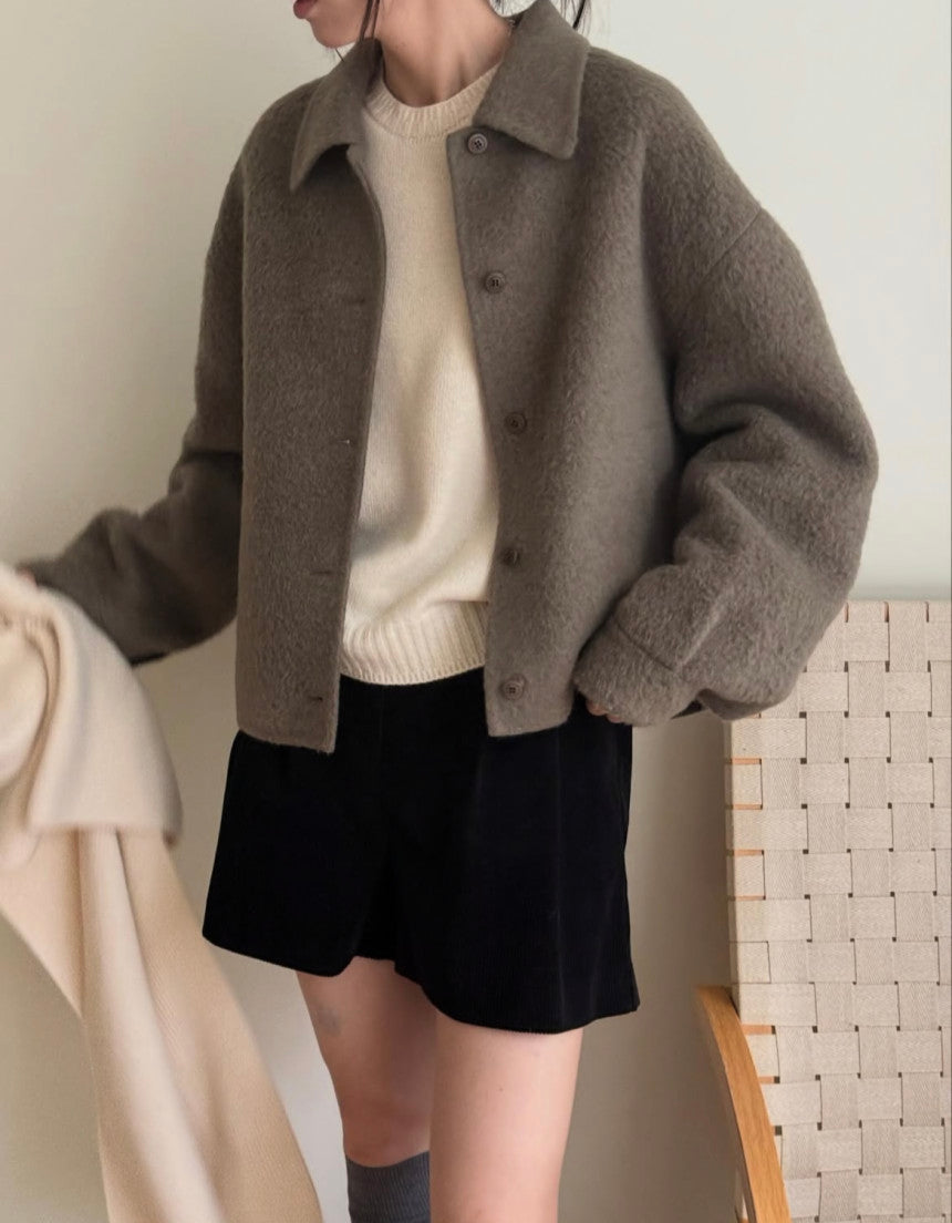 ALPACA WOOL COAT