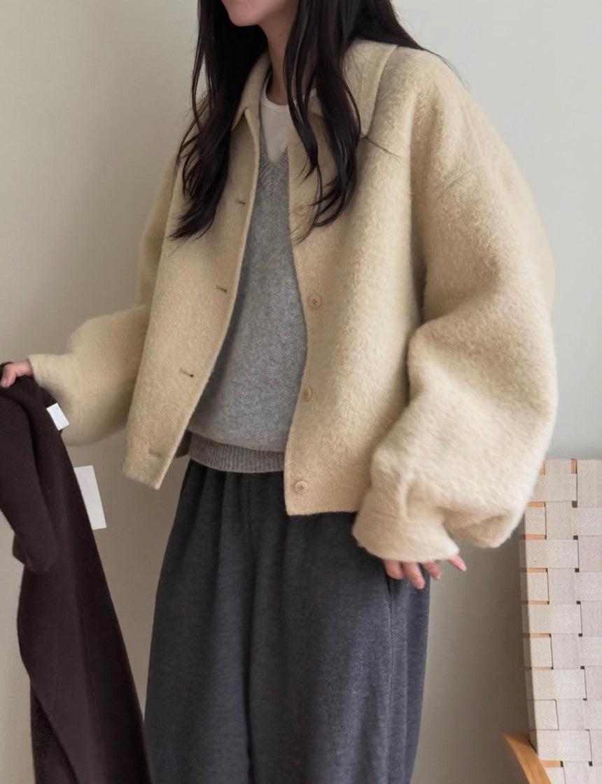 ALPACA WOOL COAT