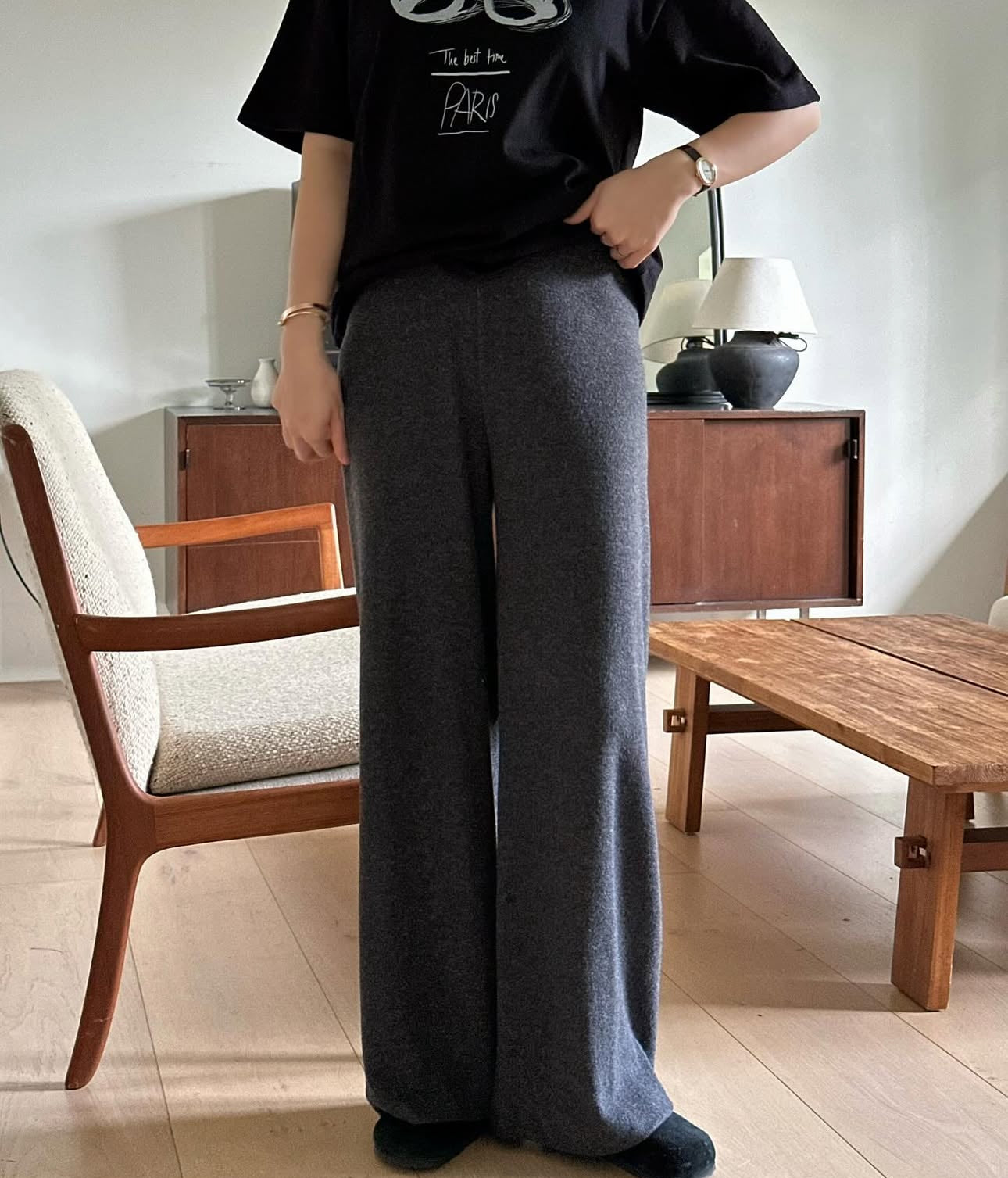 Soft knit pants