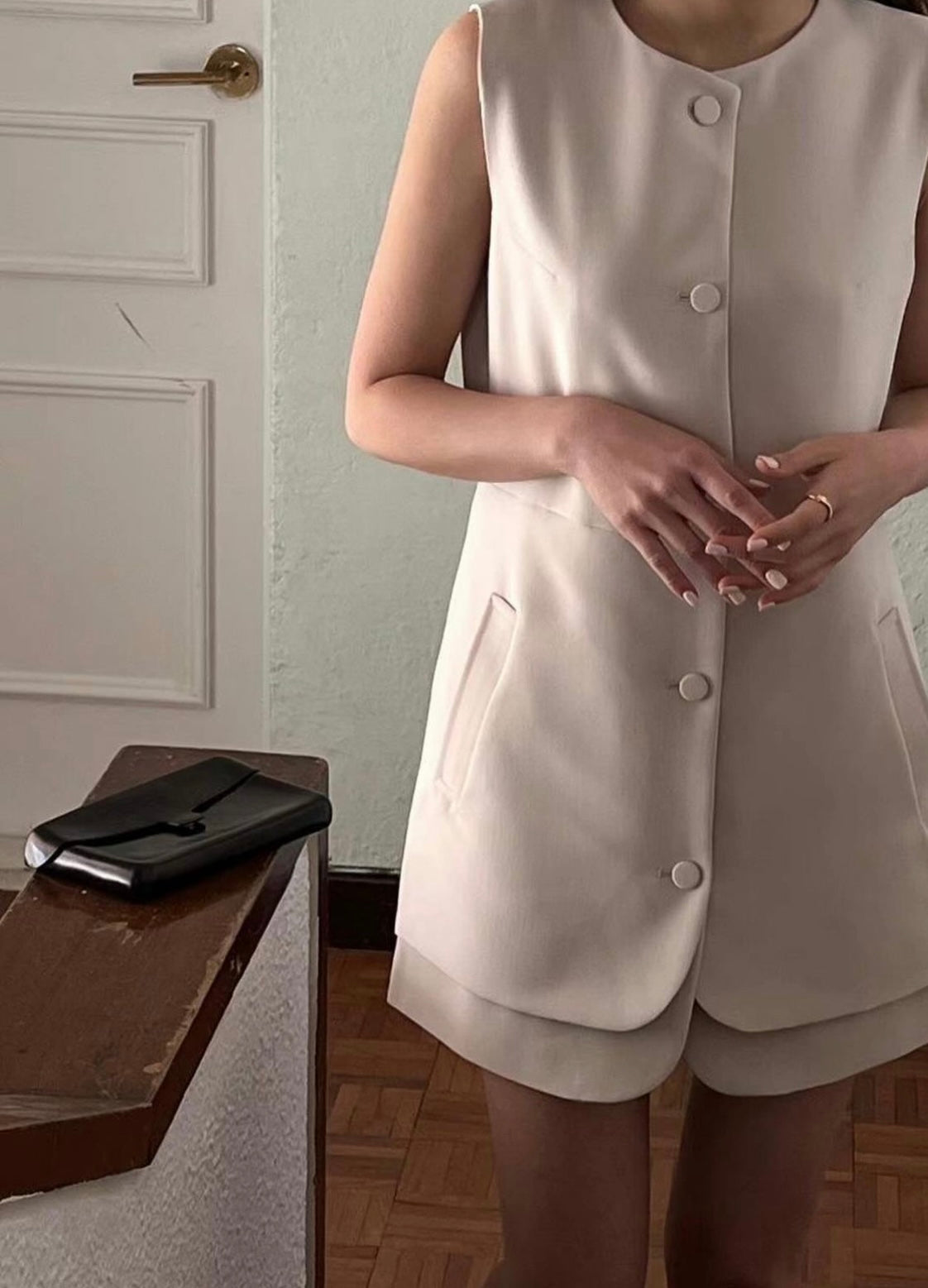 Sleeveless Coat