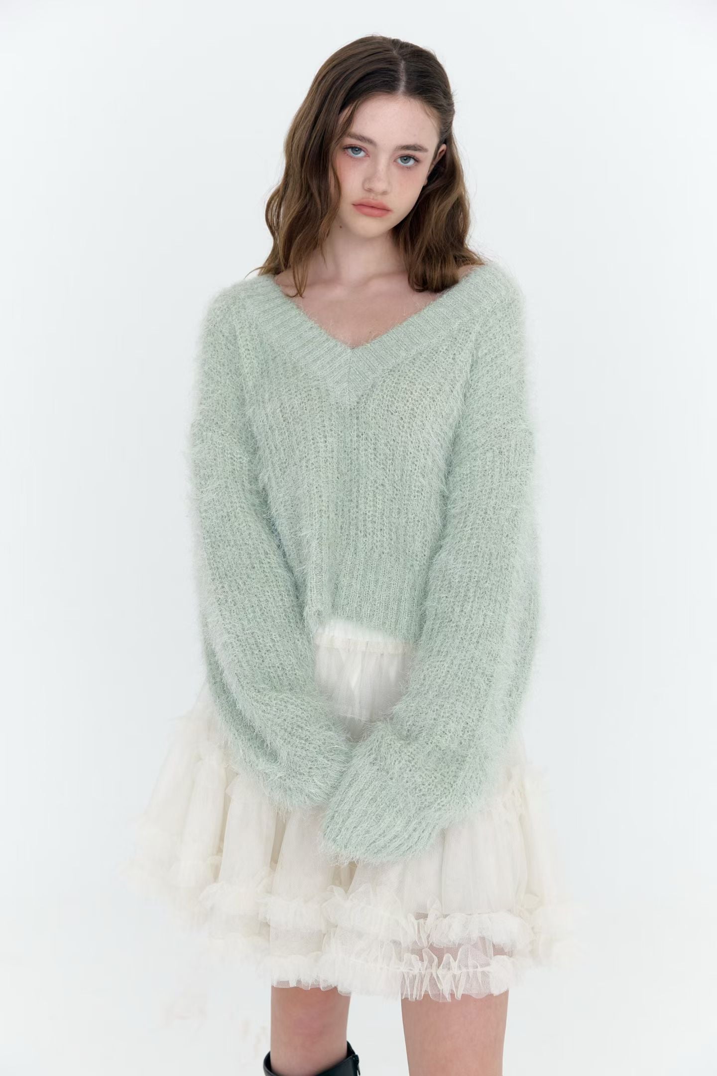 Fluffy Knit Wear