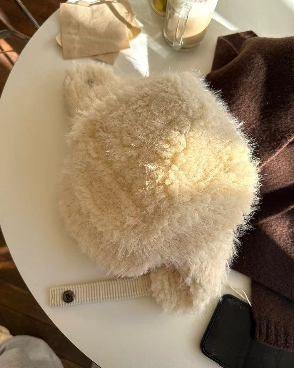 FUZY FUR TRAPPER HAT